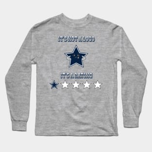 Anti-Cowboy Fan Long Sleeve T-Shirt